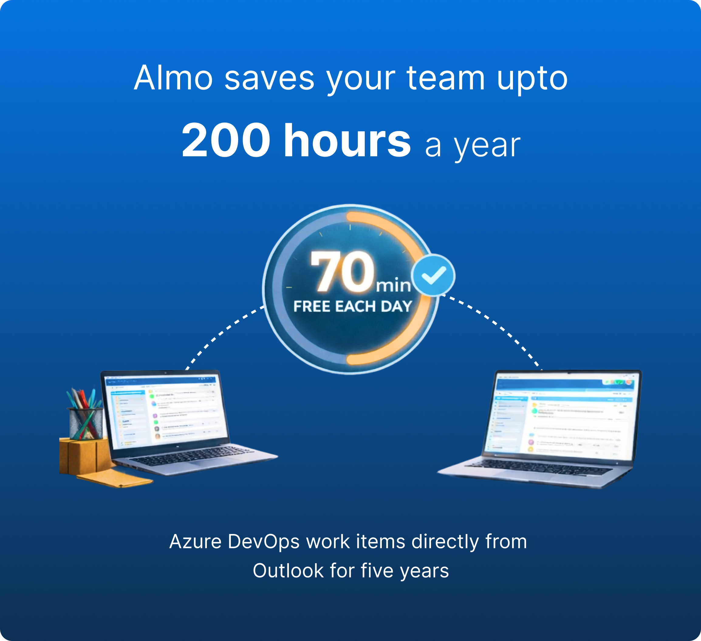Almo with Outlook and Azure DevOps