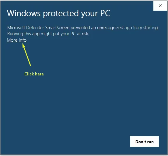 Click more info step